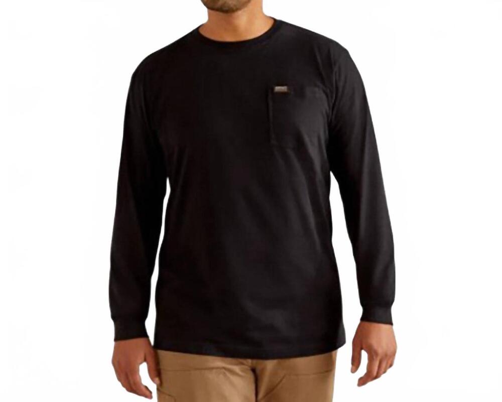NEW ARIAT rebar cotton strong hardhead work tee in black